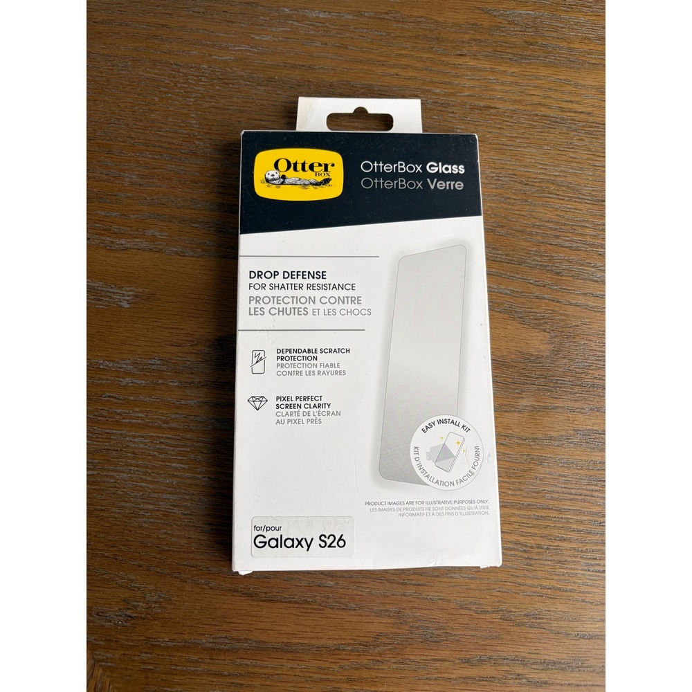 OtterBox Glass Screen Protector for Samsung Galaxy S26 Clear 77-000040